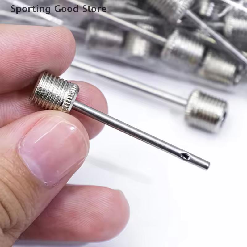 Sport Ball Inflating Pump Needle For Football Basketball Soccer Inflatable Air Valve Adaptor Stainless Steel Pump Pi