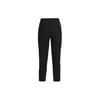 Under Armour Solid Color Elastic Waist 9-Point Casual Pants Women bottoms Black 1376922-001