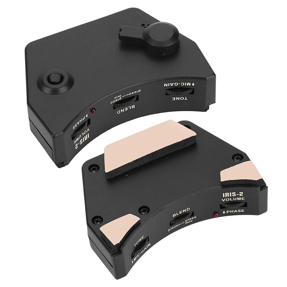 Generic Folk Guitar Sound Hole Preamp Bridge Transducer Pickup Acoustic Guitar Microphone