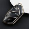 TPU Car 4 Buttons Key Case Mīksts tālvadības pults aizsargvāciņš Auto piederumi Roewe Ei5 MARVELX Marvelr MG ZS EV HS EHS ZX GT
