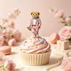 In-Stock Teddy Bear Toothpick Cake Decor Set for Kids' Parties