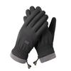 Drawstring Rope Skiing Gloves PP Cotton Waterproof Mittens Gift Plush Thickened Gloves  Winter