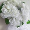 Wedding Car Decoration Artificial Flowers Stamen Leaves Silk Flower Fake DIY Pompoms Wedding Home Decoration Supplies