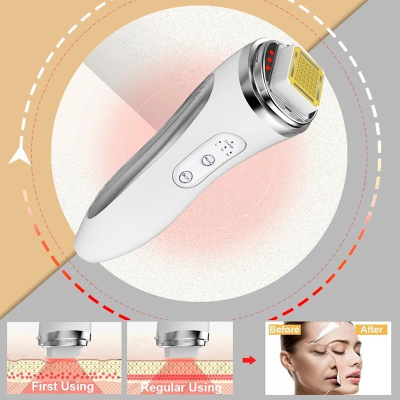 Rf Radio Frequency Face Lifting Device | Dot Matrix Skin Tightening Machine For Home Use, Anti-Wrinkle Facial Massager one size