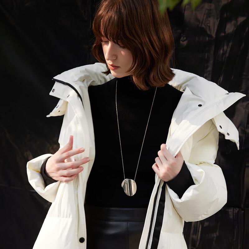 Manteau long bouffant d'hiver pour femme 2024 95% duvet d'oie