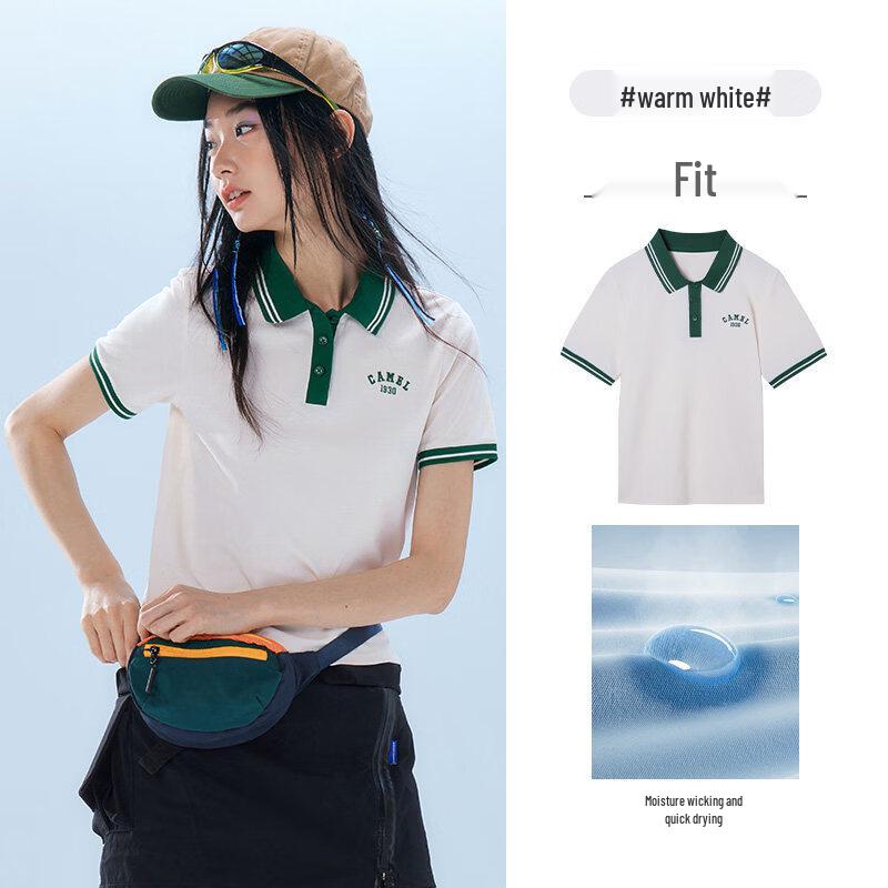 Camel Women s Moisture-Wicking Quick-Dry Polo T-Shirt S
