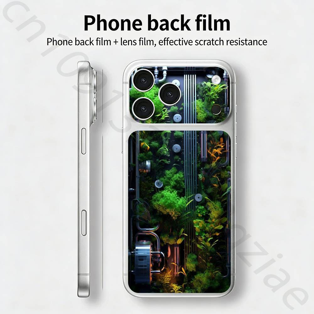 Kreative Leiterplatte Für iPhone 17 pro Max /17 pro Vollabdeckung Aufkleber Haut Wrap 3D Bunter Hinterer Schutzaufkleber Film