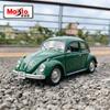 W24Maisto 1:24 Volkswagen Beetle Type 1 Alloy Classic Car Model Diecast Metal Retro Old Vehicles Car Model Simulation Kids Toy Gift