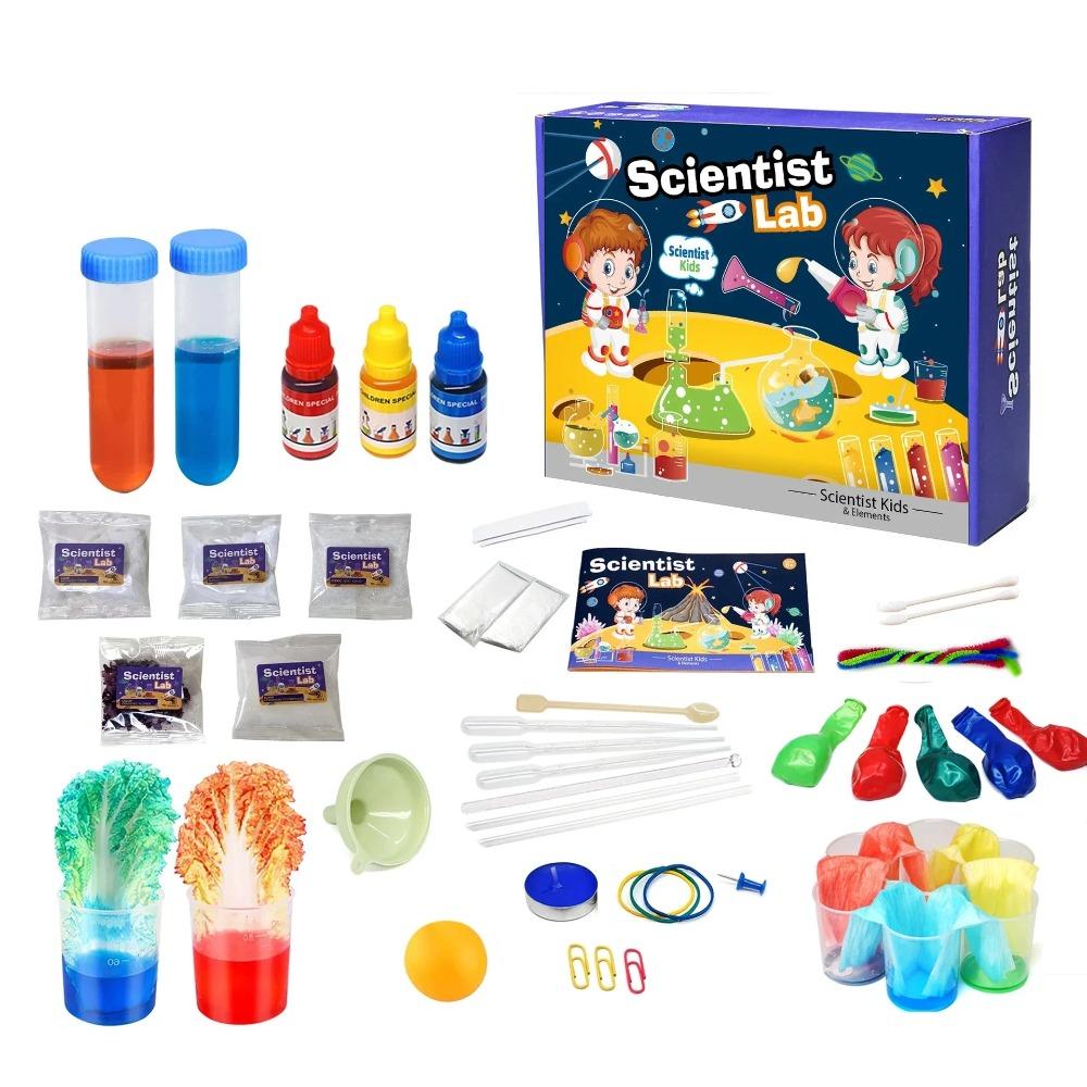 English Version Kids Science Laboratory Montessori Toys Chemical Experiments Kits Children Educational Science Popularization