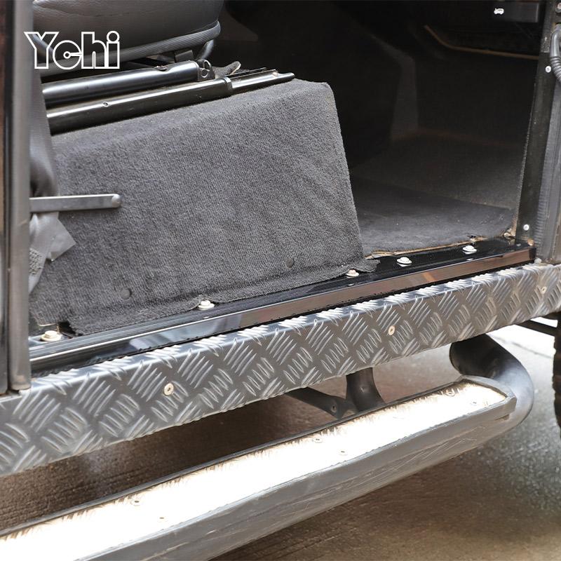 Car Inner Threshold Pedal Rear Bumper Foot Plate Trunk Door Sill Guard Trim For Land Rover Defender 2004-2018 Car Accessories