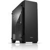 ZALMAN BOITIER PC S3 - Moyen Tour - Noir - Porte Latérale Transparente Acrylique - Format ATX (S3BK)