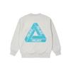 S23 Fleece Tri-Ferg Crew Sweater 'Grey' Men's PLC23030