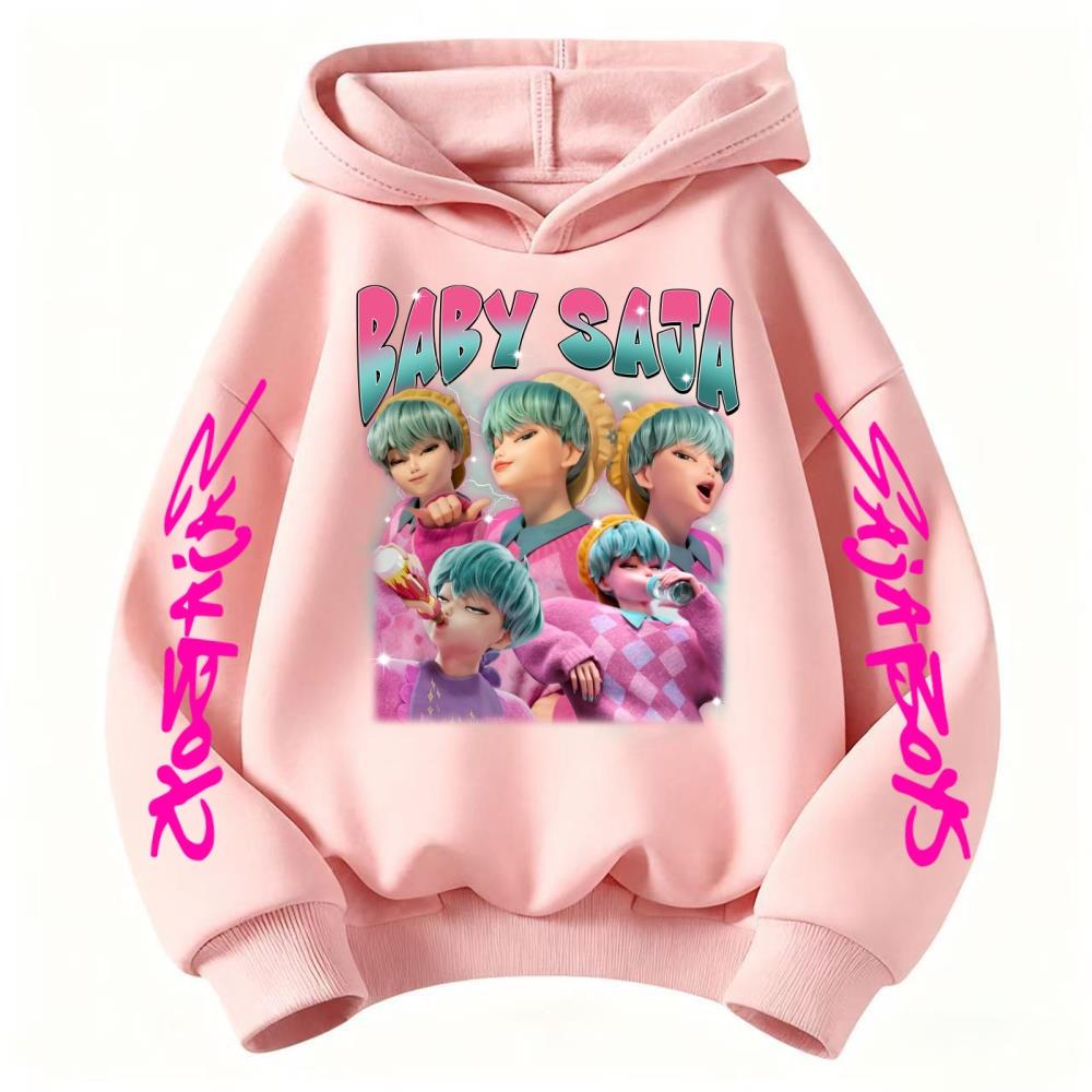 Kpop Devil Hunter Sportswear Children's Hoodie Casual Fashion Autumn/Winter Boys and Girls Comfortable Hoodie Top