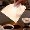 Barista Tool 100pcs Bamboo Fiber Coffee Filter Paper Disposable Biodegradable for Drip Coffee Brewing Home Cafe Essential