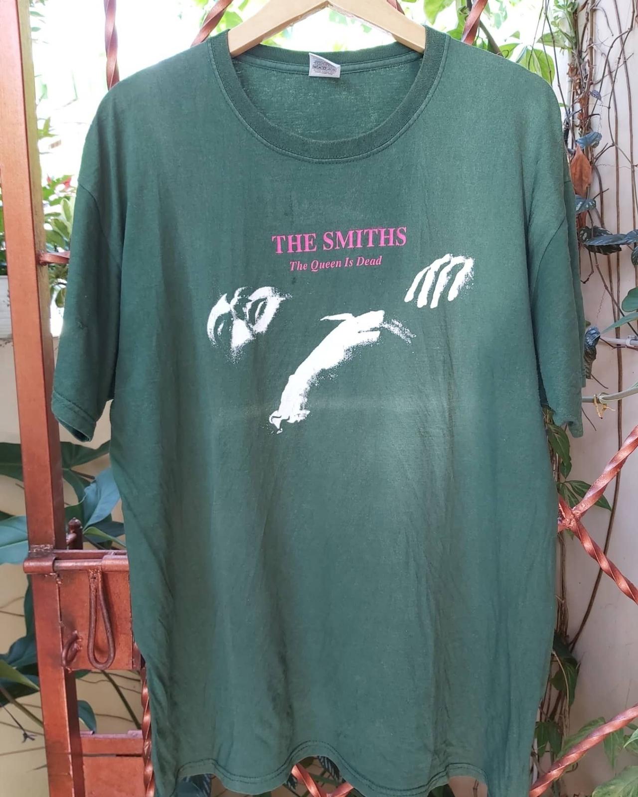 The Smiths The Queen Is Dead Albums Forest Green T shirt classic tee XL