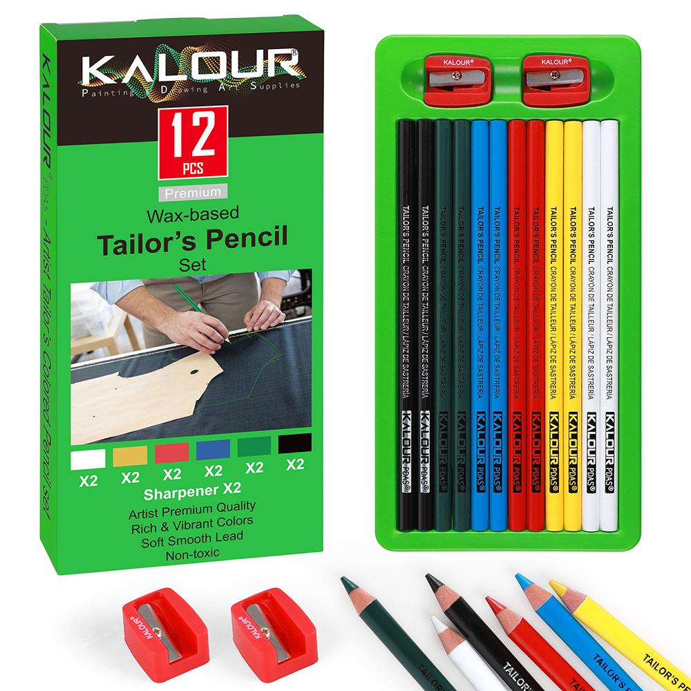 

KALOUR 12-Piece Tailor Pencil Set – New Art Edition