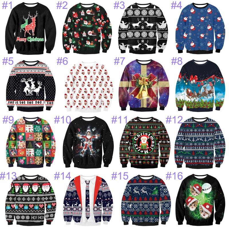 Premium New Ugly Xmas Christmas Sweater Vacation Santa Elf Novelly Sweatshirt For Women And Men