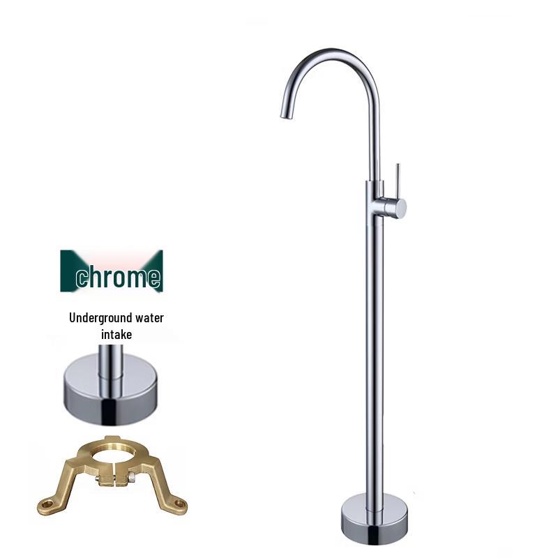 TLXT Concealed Wall-Mounted Brass Bathroom Faucet