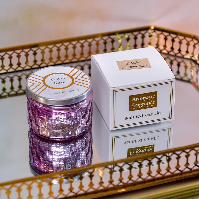 Starry Sky Embossed Cup Scented Candle Creative Souvenir Bedroom Scented Candle Wedding Birthday Gift