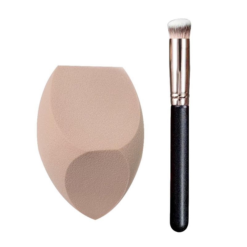 

2 шт. Спонжи для макияжа большого размера, набор косметических спонжей для тональной основы, мягкий спонж для пудры и консилера, бьюти-блендер, спонж с кистями для консилера