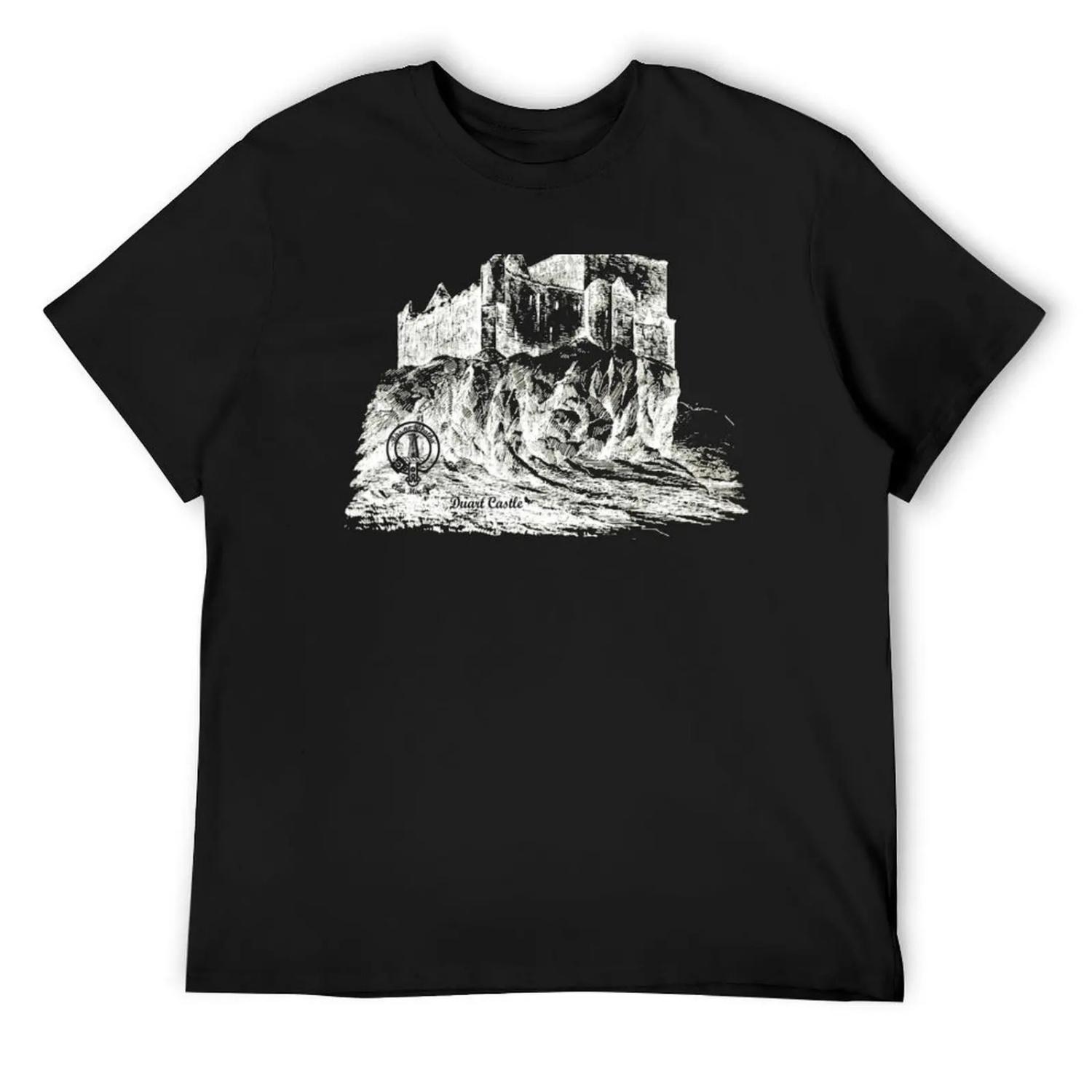 

Duart Castle Historic Seat Of Clan Maclean Scotland T-Shirt T-shirts man anime figures mens clothing XXXXXL чорний