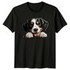 Cute Bernese Mountain Dog Peekaboo Puppy Pet TShirt