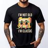 Ich bin nicht alt, ich bin klassisch Kassette T-Shirt Grafikshirts Herren T-Shirt Druck Luxus Designer Herren Kurzarm