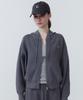 Clove [25Ss Clove] Knit Hoody Zip-Up (Grey)