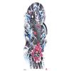 Waterdichte tattoo stickers voor de hele arm: Jezus, Maagd Maria, Kroon, Leeuw-ontwerp