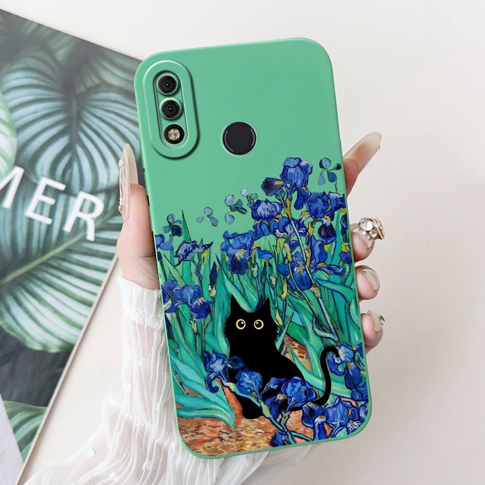 For Tecno Camon 11 Pro Case CF8 Cover Aesthetic Painted Shockproof Silicone Bumper Back Cover For Tecno Camon 11 CF7 CF7k Fundas