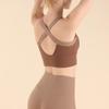 Reggiseno Sportivo da Donna ad Alta Sostegno con Incrocio sulla Schiena