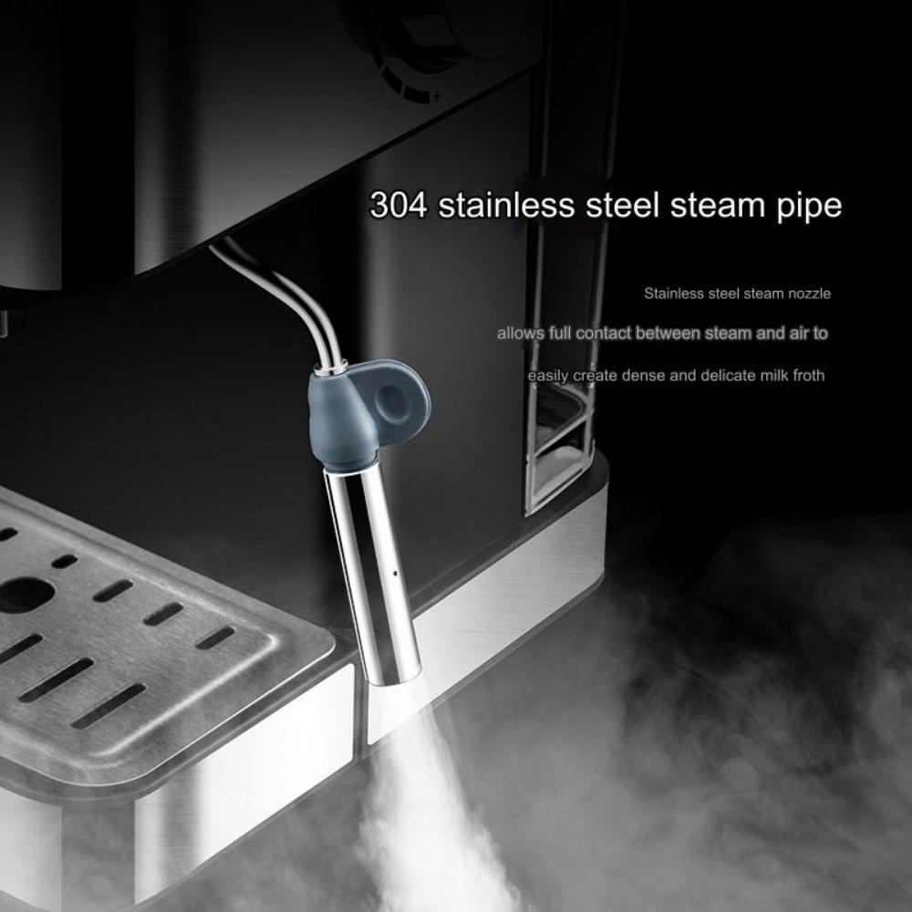 Aparat de cafea italiană, de uz casnic, mic, semi-automat, de înaltă presiune, cu spumă de lapte, aparat de cafea de birou