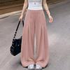 ZANZEA Women Casual Elastic Waist Loose Long Pants