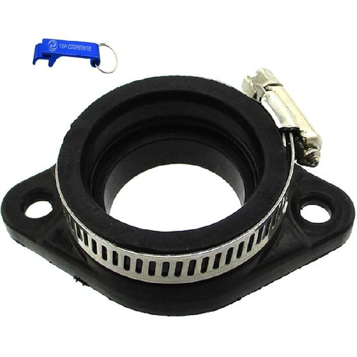 TC-Motor 35mm Carb Rubber Flange Adapter Manifold Replaces M-VM28-200K For Mikuni 26mm 27mm 28mm Carburetor