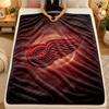 Flannel BlanketDetroit Red Wings Warm Soft Throw Blanket for Indoor Sofa Bed Living Room Use