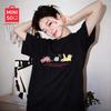 MINISO Women's Pure Cotton Loose Short Sleeve T-Shirt