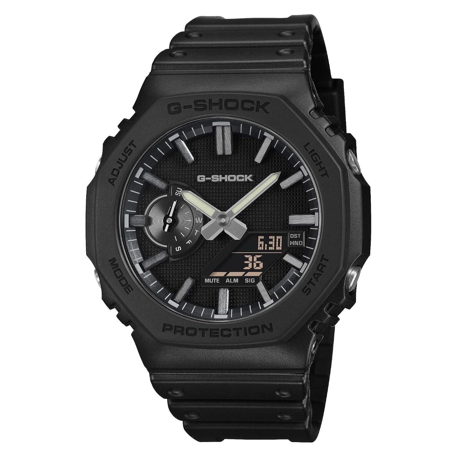 Наручные часы Casio G-Shock Оригинальный японский продукт Экологичный материал GA-2100LXB-1AJF Мужские Черный