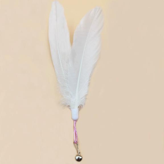 Cross-Border Cat Teaser Toy: Suction Cup Feather & Bell, Detachable, Bite-Resistant, Self-Entertainment.