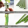 6 Pcs Plant Support Stakes Extendable Support Stakes Orchid Sticks with Ring Clips for Indoor Outdoor Plant Tomato Vegetables Monstera