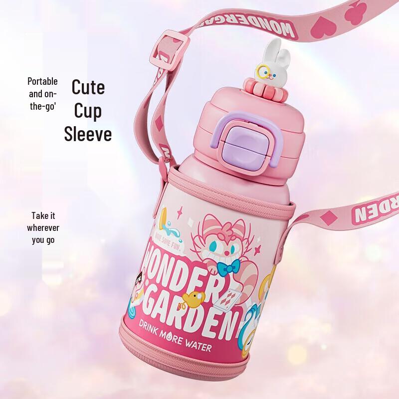 JEKO&JEKO Children's Pro Dual-Drink Thermos with Ceramic Liner