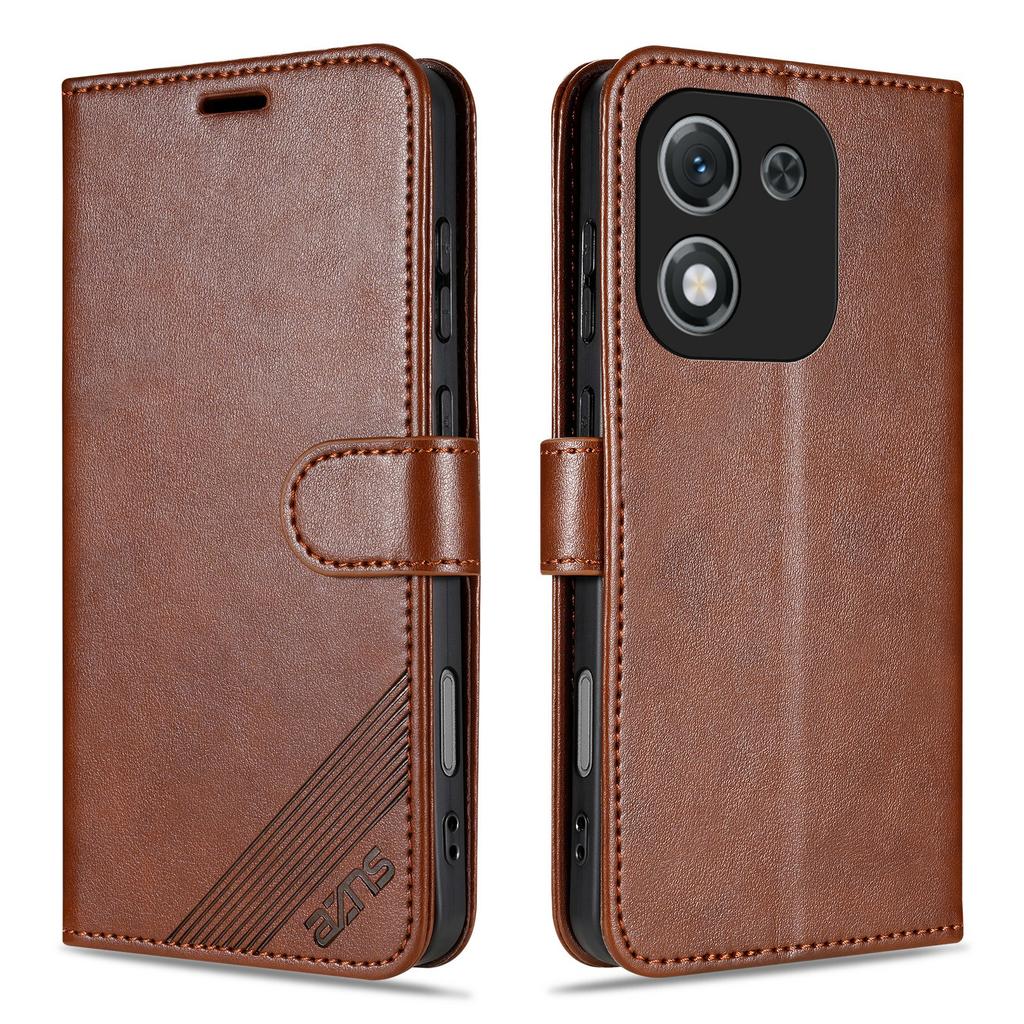 AZNS For Honor X70i Case Anti-Scratch PU Leather Stand Wallet Phone Cover