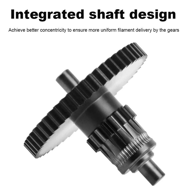 Dual Driver Gear For Flashforge AD5M AD5M PRO Extrusion Wheel 3D Printer Part Hard Steel DLC Nano Coating Gear For AD5M Extruder