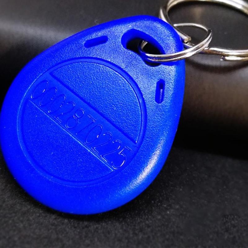 TK4100 RFID Keyfobs Keychain Tags Access Control for Key Cards Proximity Keychains for Smart ID Keycard for Key Fob Drop
