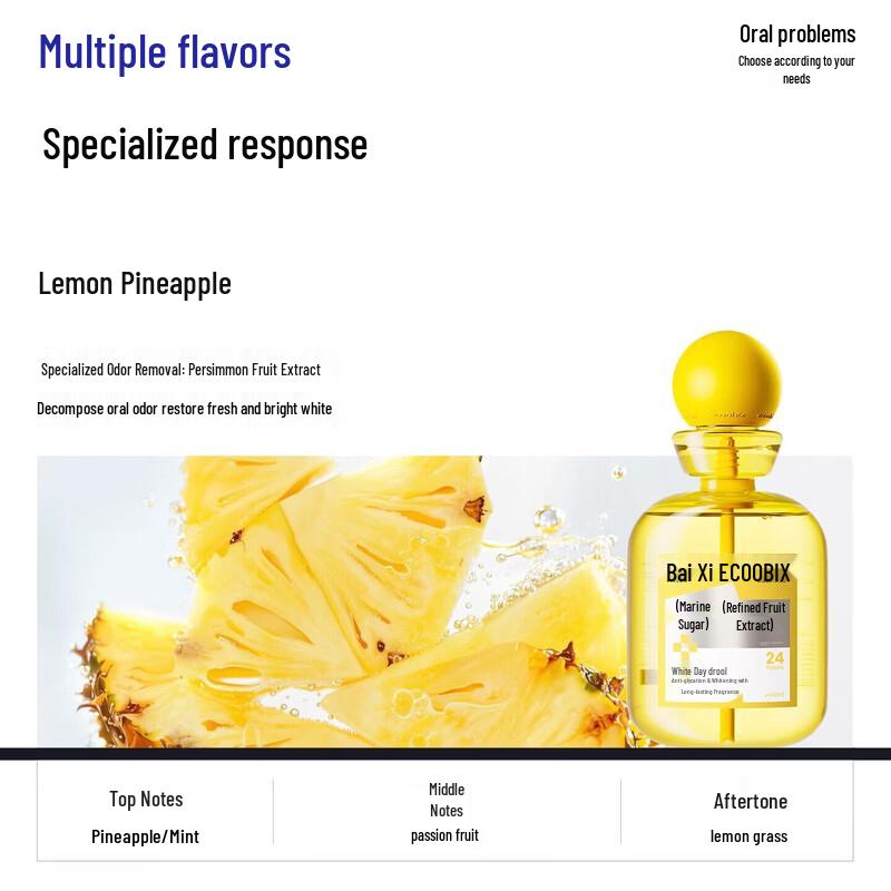 Baixi Probiotic Mouthwash with Lemon Pineapple