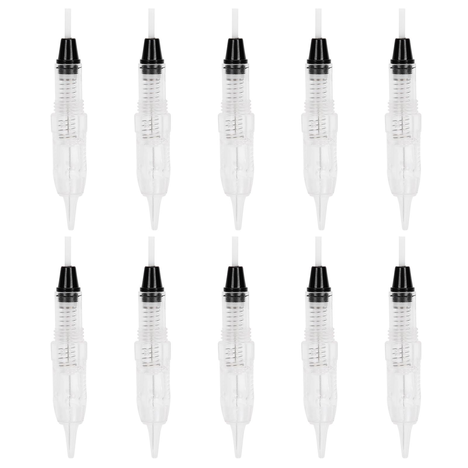 

10pcs Cartridge Tattoo Needle Eyebrow Eyeliner Needles for Microblading Tattoo Machine Single Pin