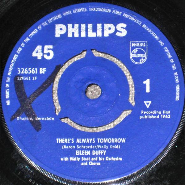 

7inch Record EILEEN DUFFY - There s Always Tomorrow 326561BF Philips 1963 UK Pop Used