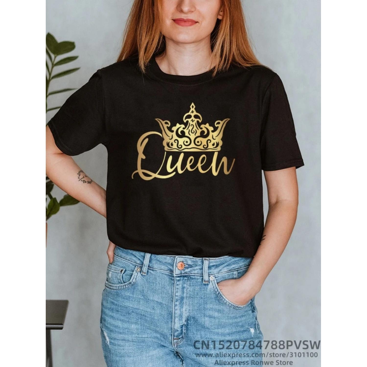 Черная Королева Африканский Женский Принт Футболка Девочка День Независимости Juneteenth Y2K Футболки Топы 90-х Толстовки Женская Одежда S