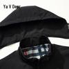 Yalu Men's Detachable Hood Business Casual Jacket