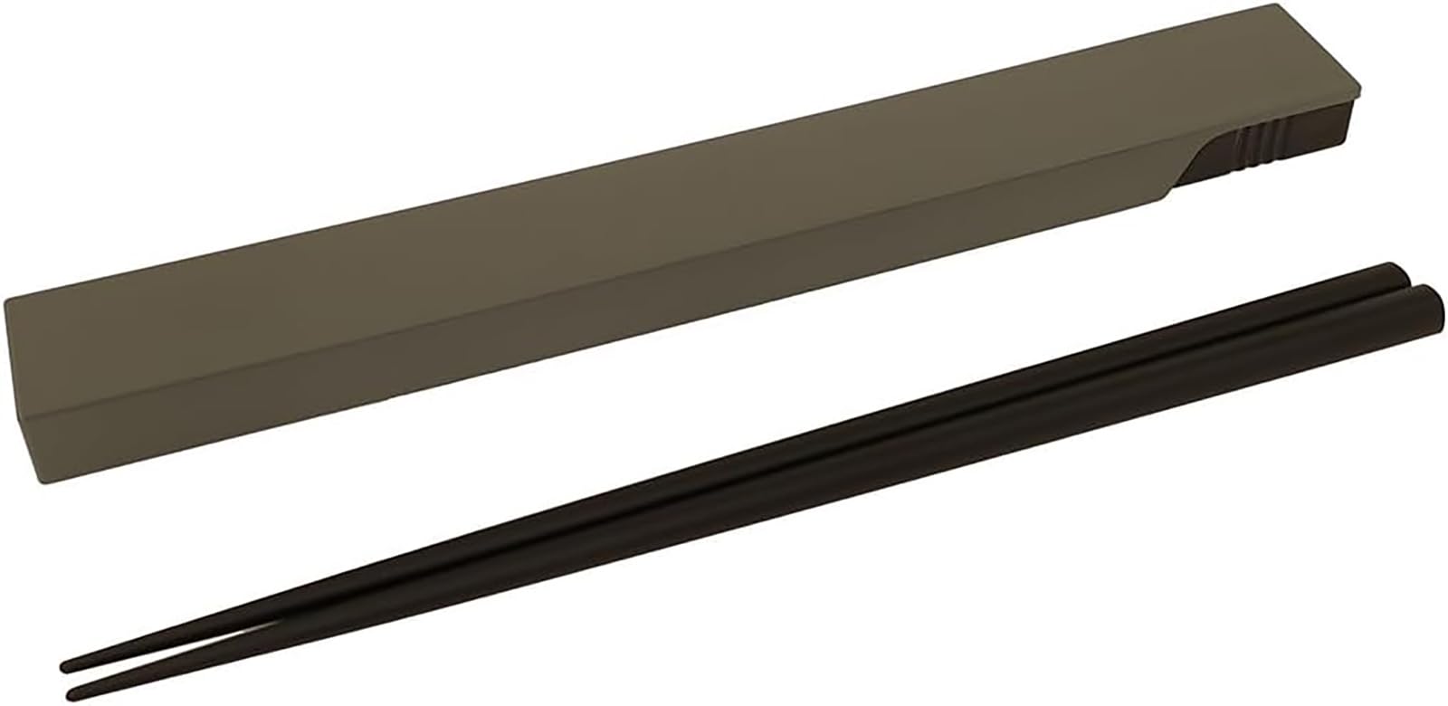 Yamanaka Lacquer Chopsticks and Chopstick Case Made in Lunch Box Chopstick Set, 22.5cm, HUBBY, Japan, Men s/Adult Size, Case, Black, Y18298-9 чёрный