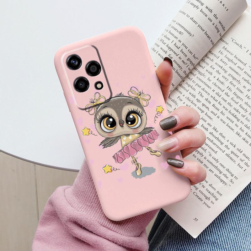 Beautiful Flowers For Honor 200 Lite Case Cute Heart Leopard Print Cover Soft Silicone Matte Protective Women Gilrs Back Fundas